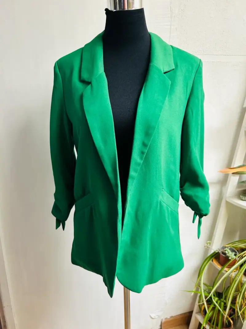 Blazer verde elegante - 1