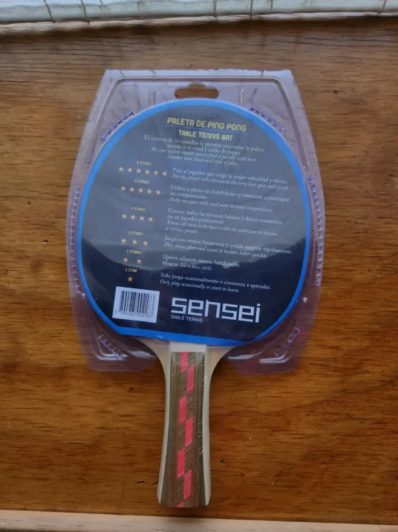 Paleta de ping pong Sensei 4 estrellas - 2