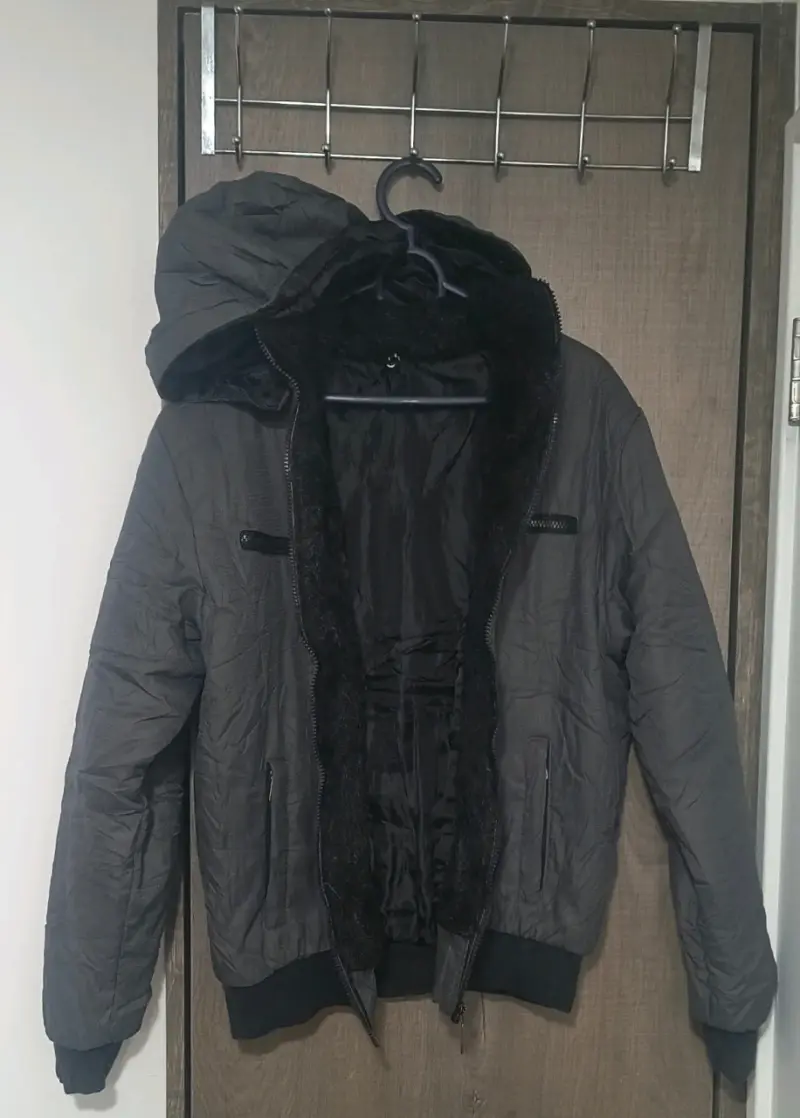 Parka Gris Adidas Con Capucha - 3