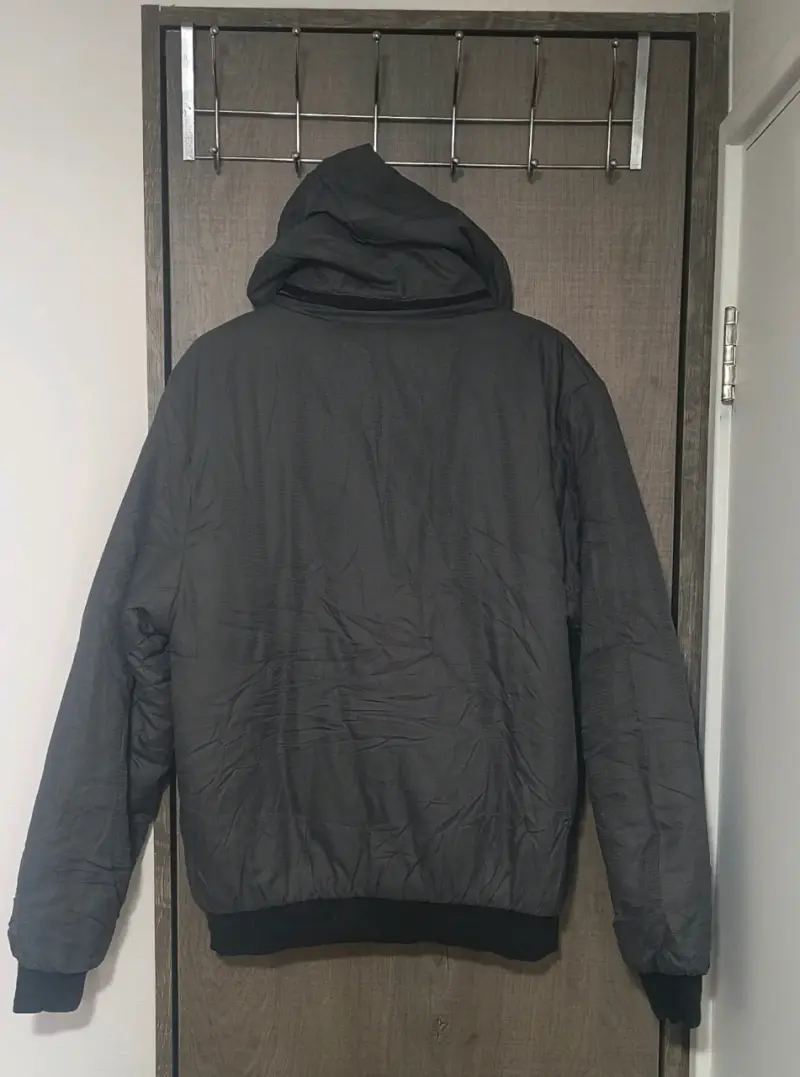 Parka Gris Adidas Con Capucha - 4