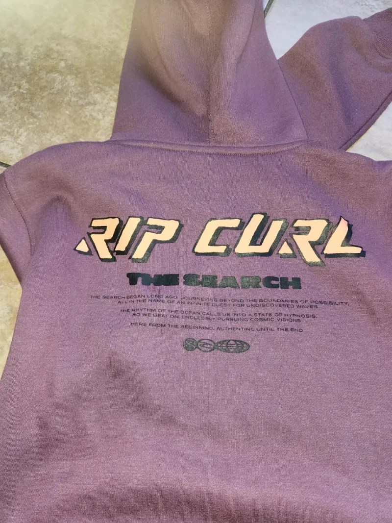 Polerón morado Rip Curl con capucha - 4