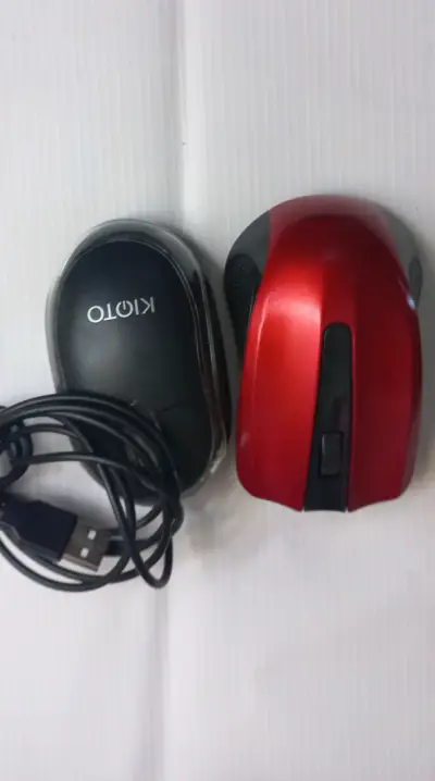 Set de mouse alámbrico e inalámbrico - miniatura 1
