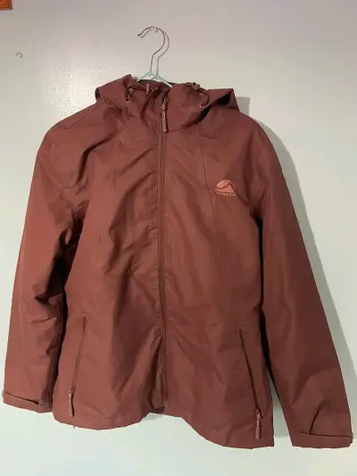 Chaqueta impermeable marrón - miniatura 1