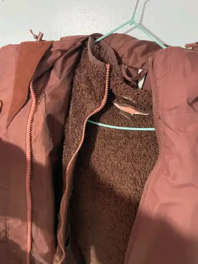 Chaqueta impermeable marrón - miniatura 3