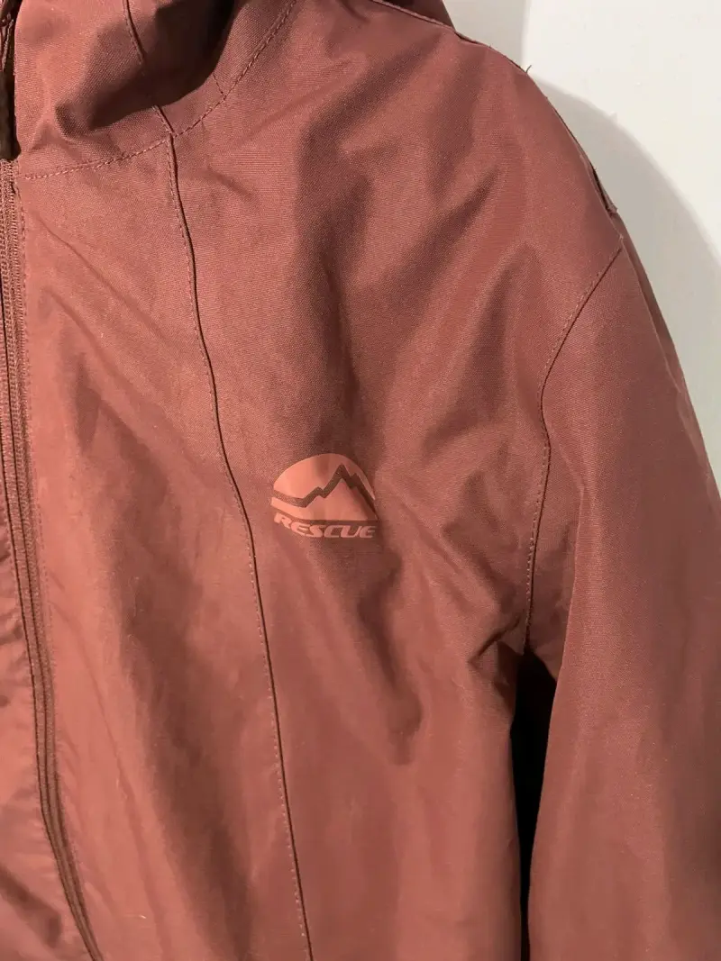 Chaqueta impermeable marrón - 5