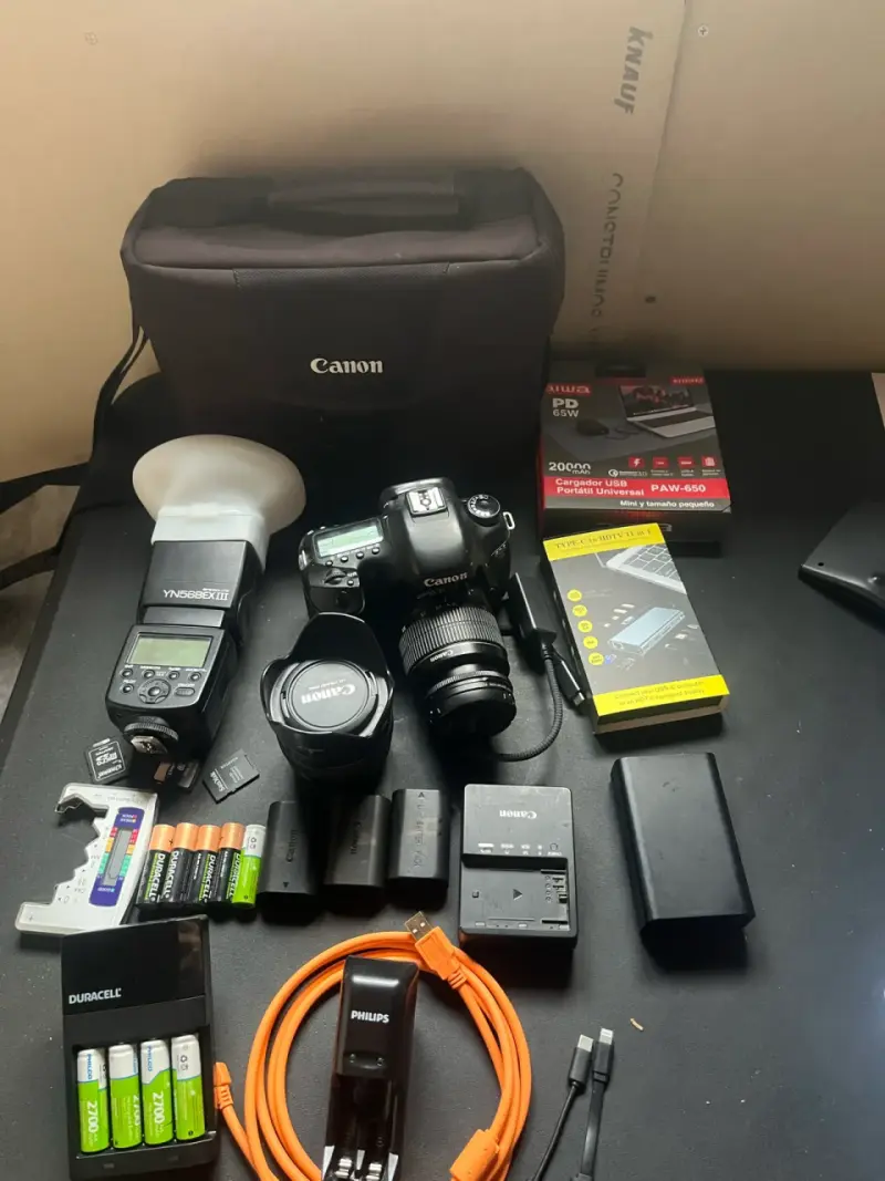 Kit de fotografía Canon completo - 2