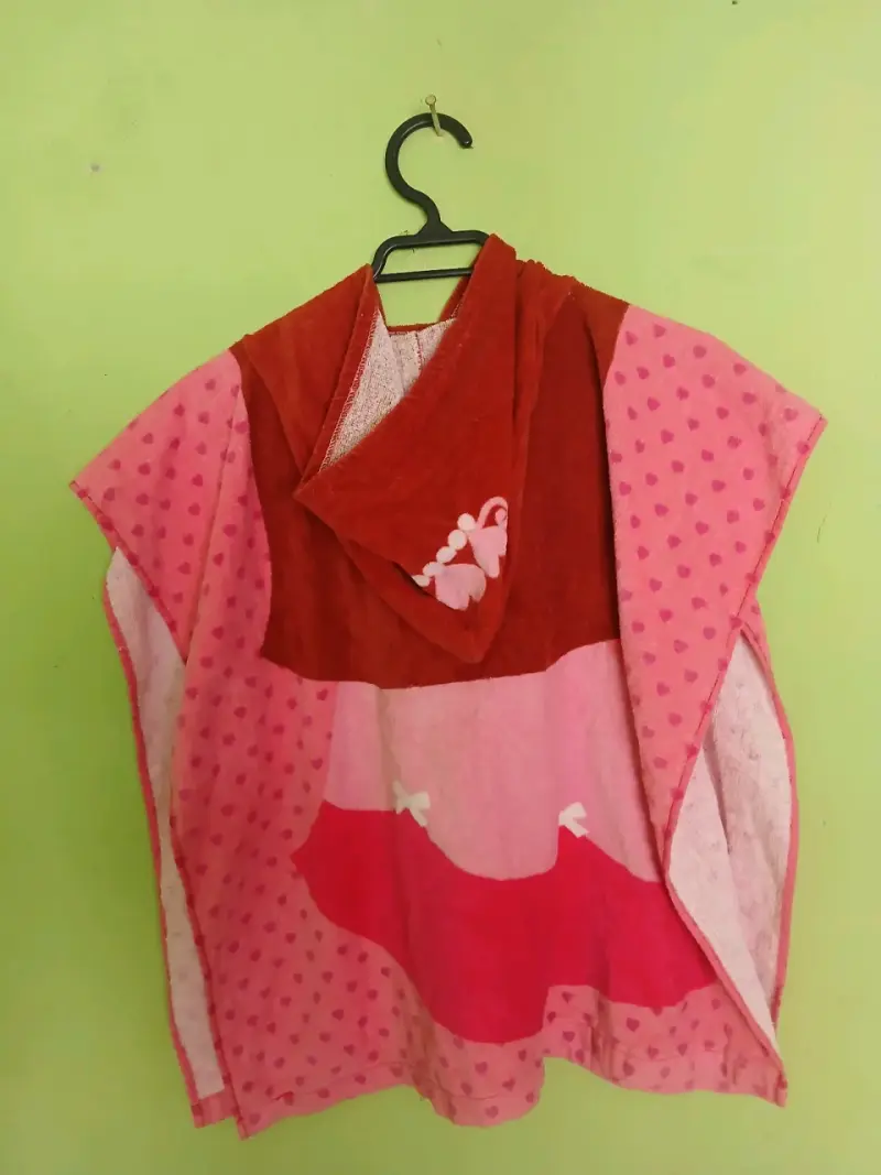 Toalla con capucha, infantil princesa - 2