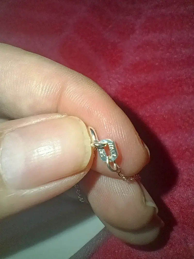 Cadena de plata punto de luz - 3
