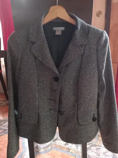 Blazer gris Ann Taylor - miniatura 1