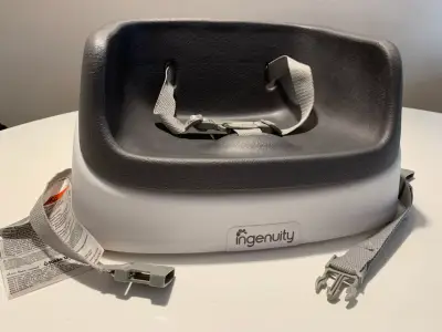 Asiento elevador infantil Gris - miniatura 1