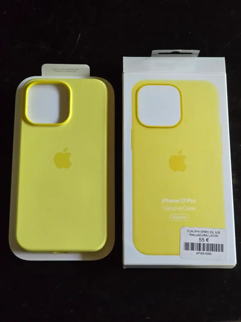 Funda de Silicona iPhone 13 Pro Lemon Zest