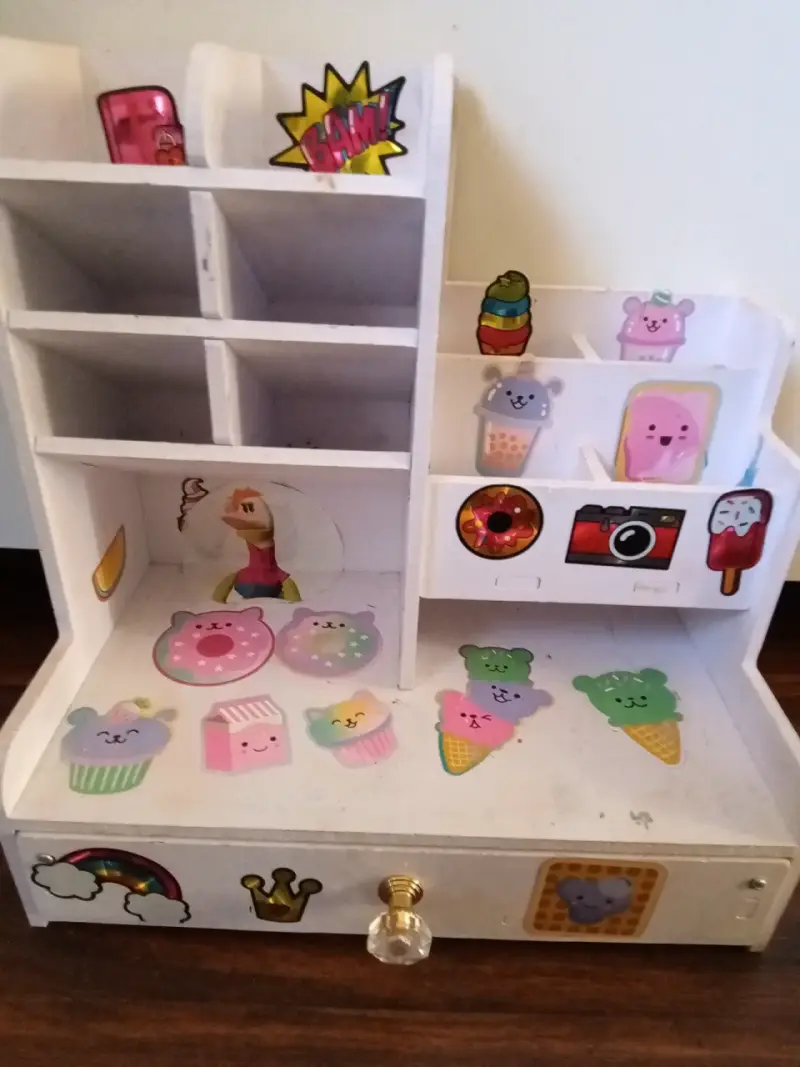Organizador de escritorio blanco - 1