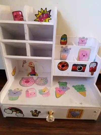 Organizador de escritorio blanco - miniatura 1