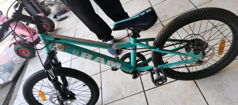 Bicicleta infantil Ram verde - 2