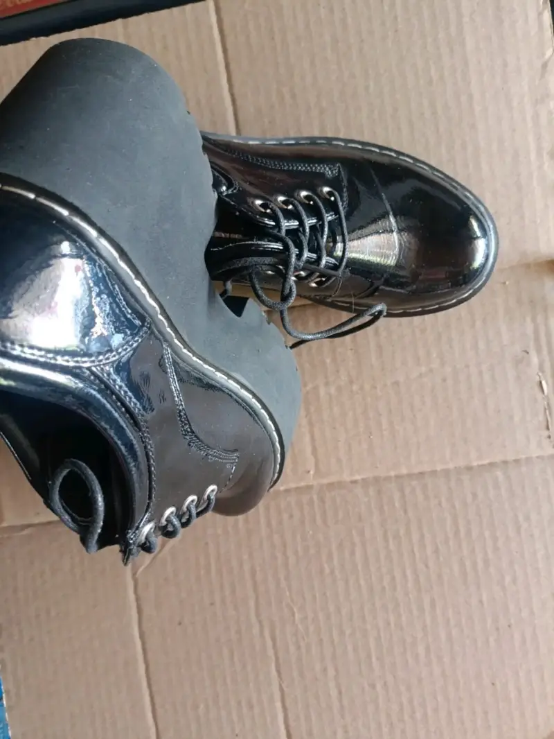 Zapatos negros con plataforma número 37 - 2