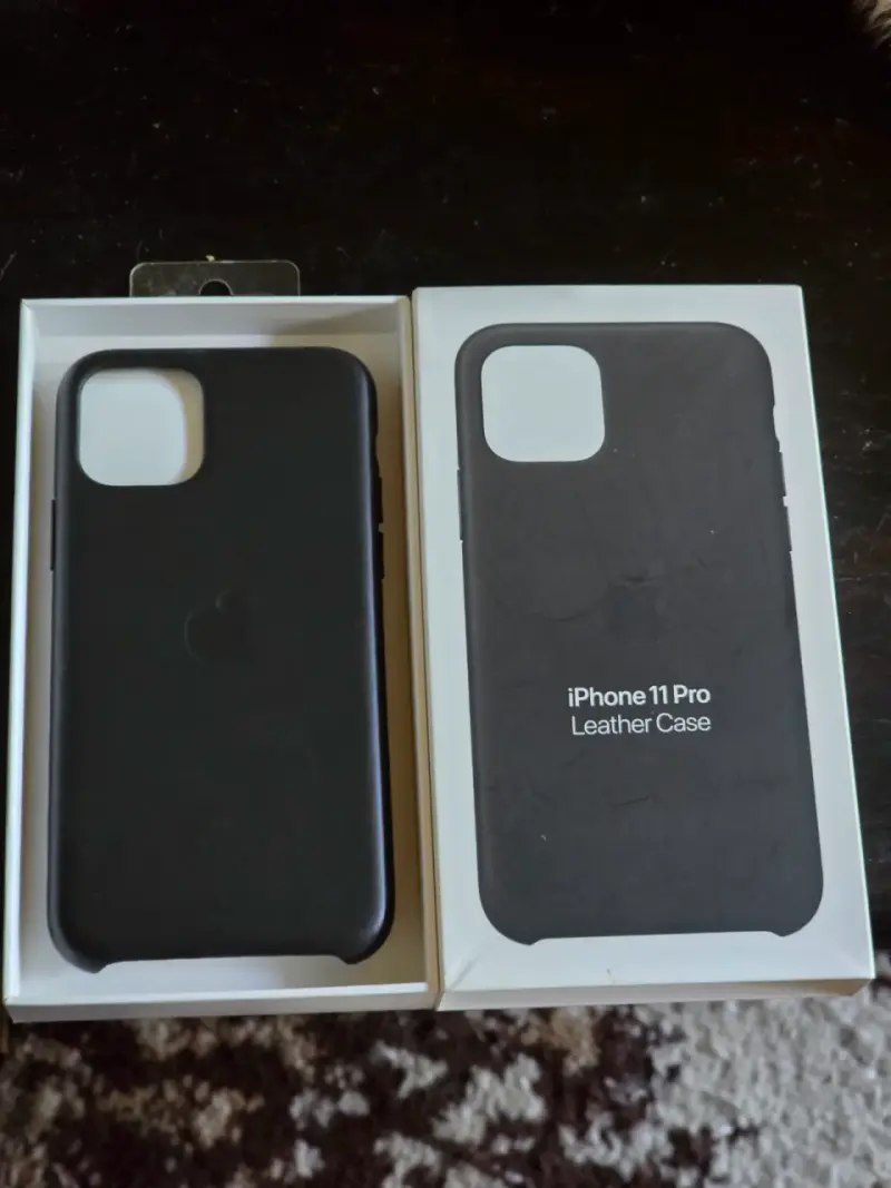 Funda de Cuero iPhone 11 Pro Black