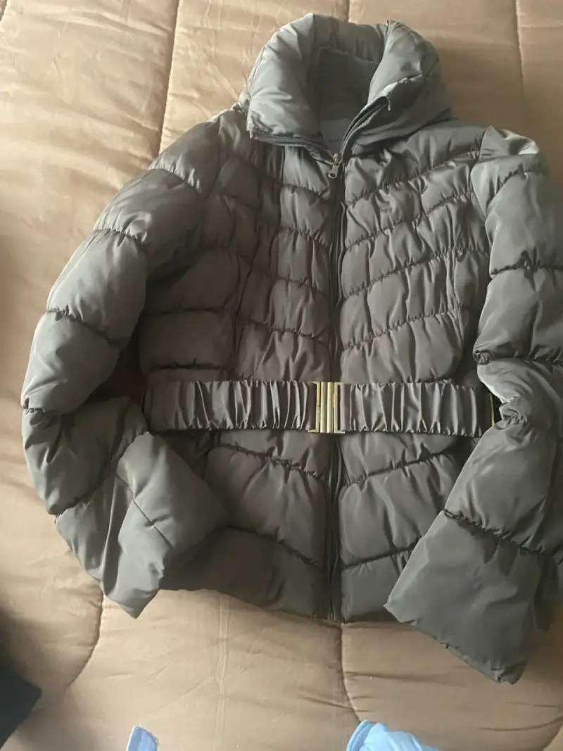 Chaqueta acolchada gris Zara - 3