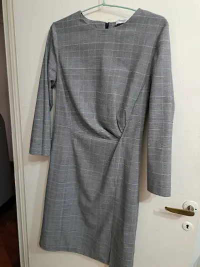 Vestido MANGO a cuadros - miniatura 1