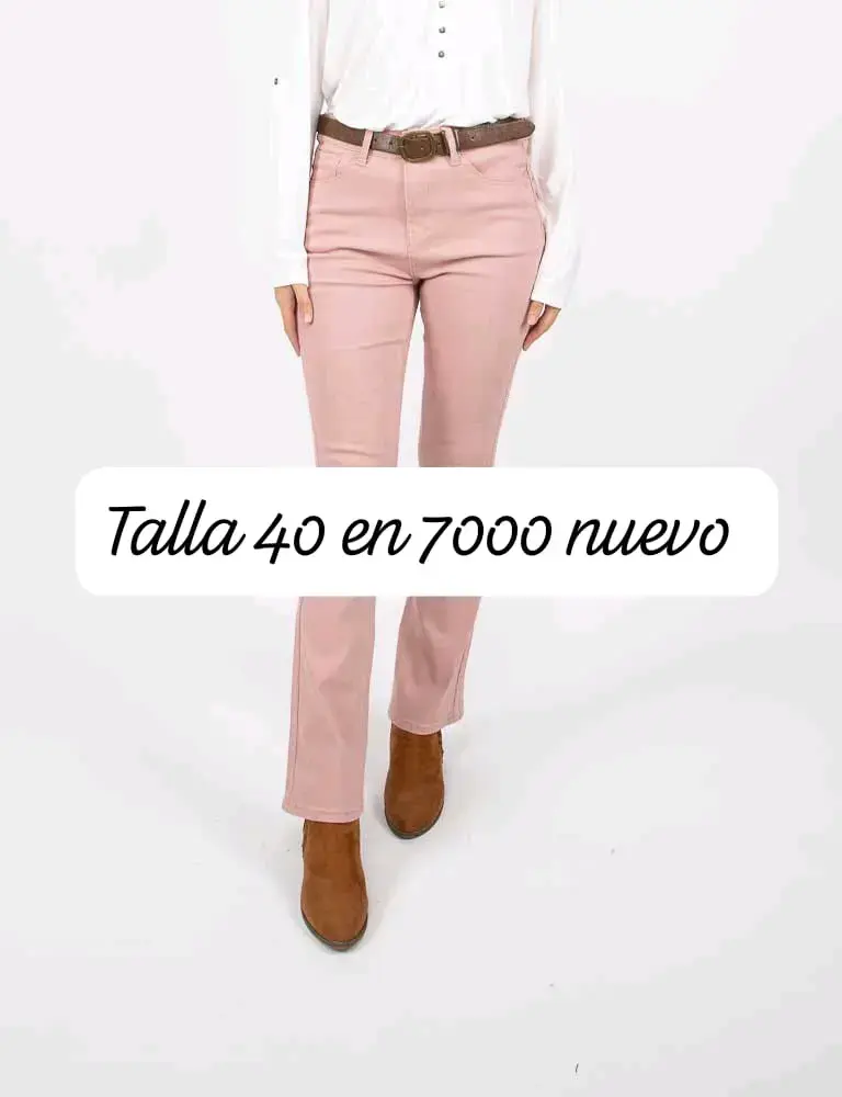 Pantalones rosados talla 40