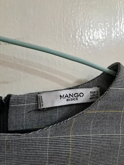 Vestido MANGO a cuadros - miniatura 3