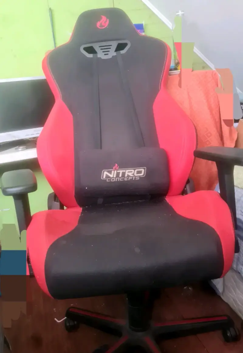 Silla Gamer Nitro Concepts roja y negra - 3