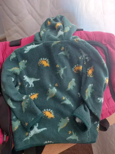 Chaqueta polar dinosaurios niños - miniatura 2