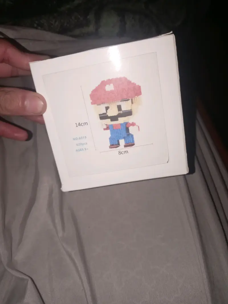 Figura de bloques Mario 620 piezas - 1
