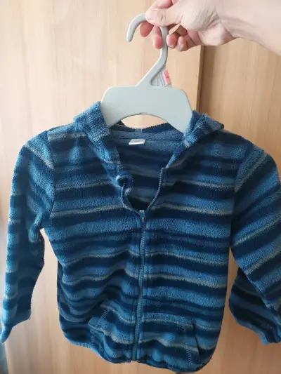 Polerón rayado azul niño - miniatura 1