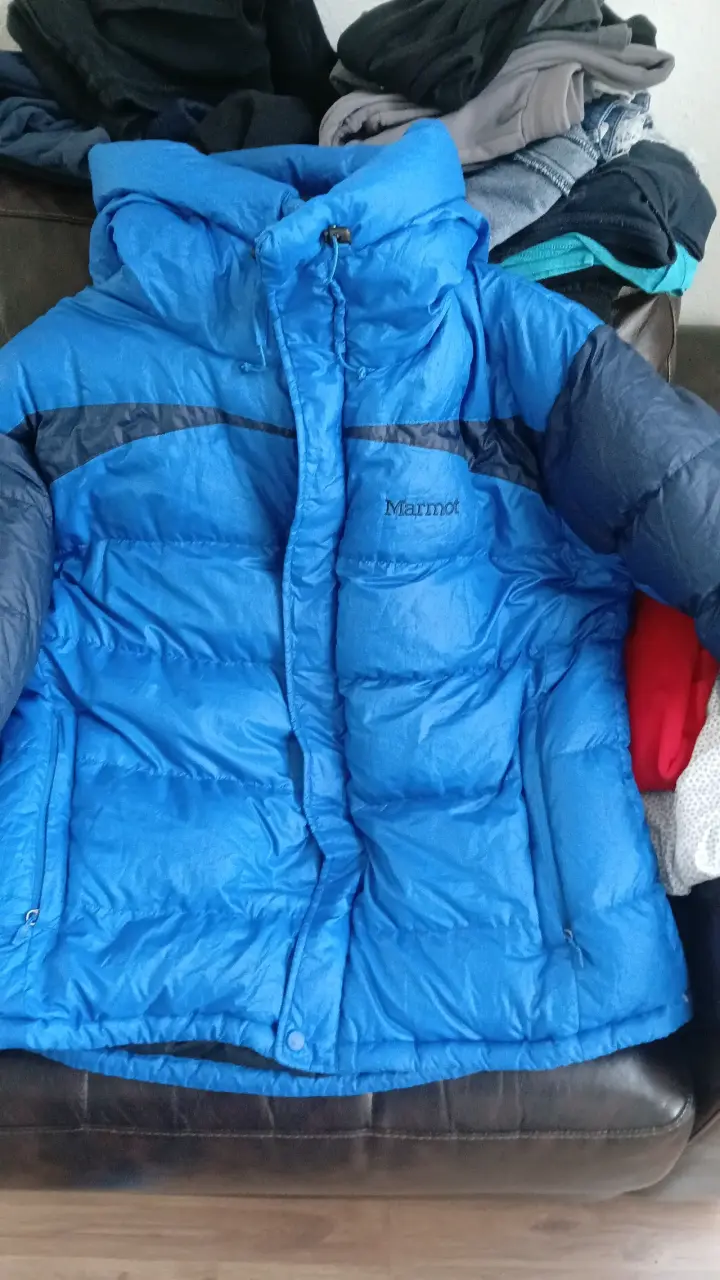 Chaqueta de plumas azul Marmot - 1
