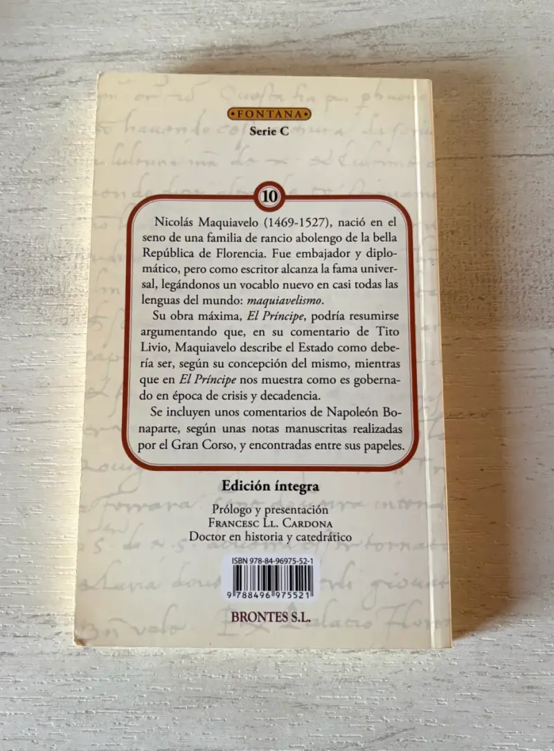 Libro El Príncipe de Maquiavelo - 2