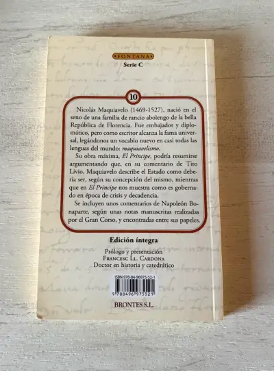 Libro El Príncipe de Maquiavelo - miniatura 2