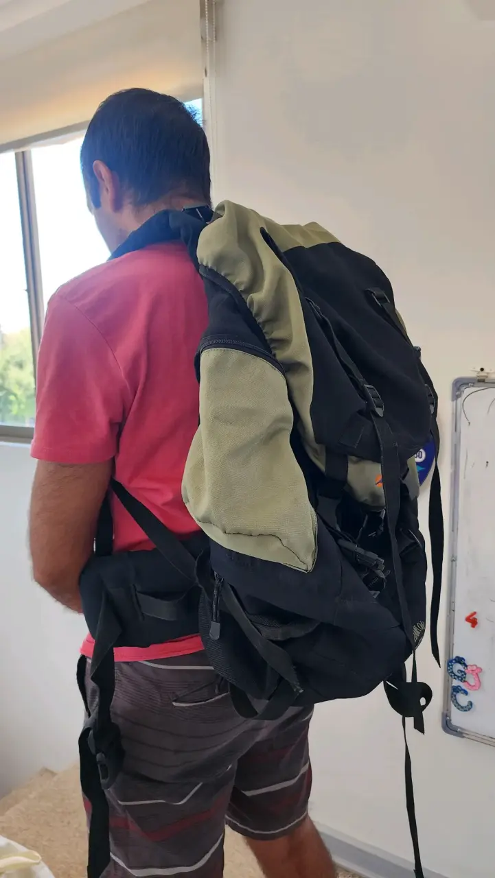 Mochila negra 70 litros - 2