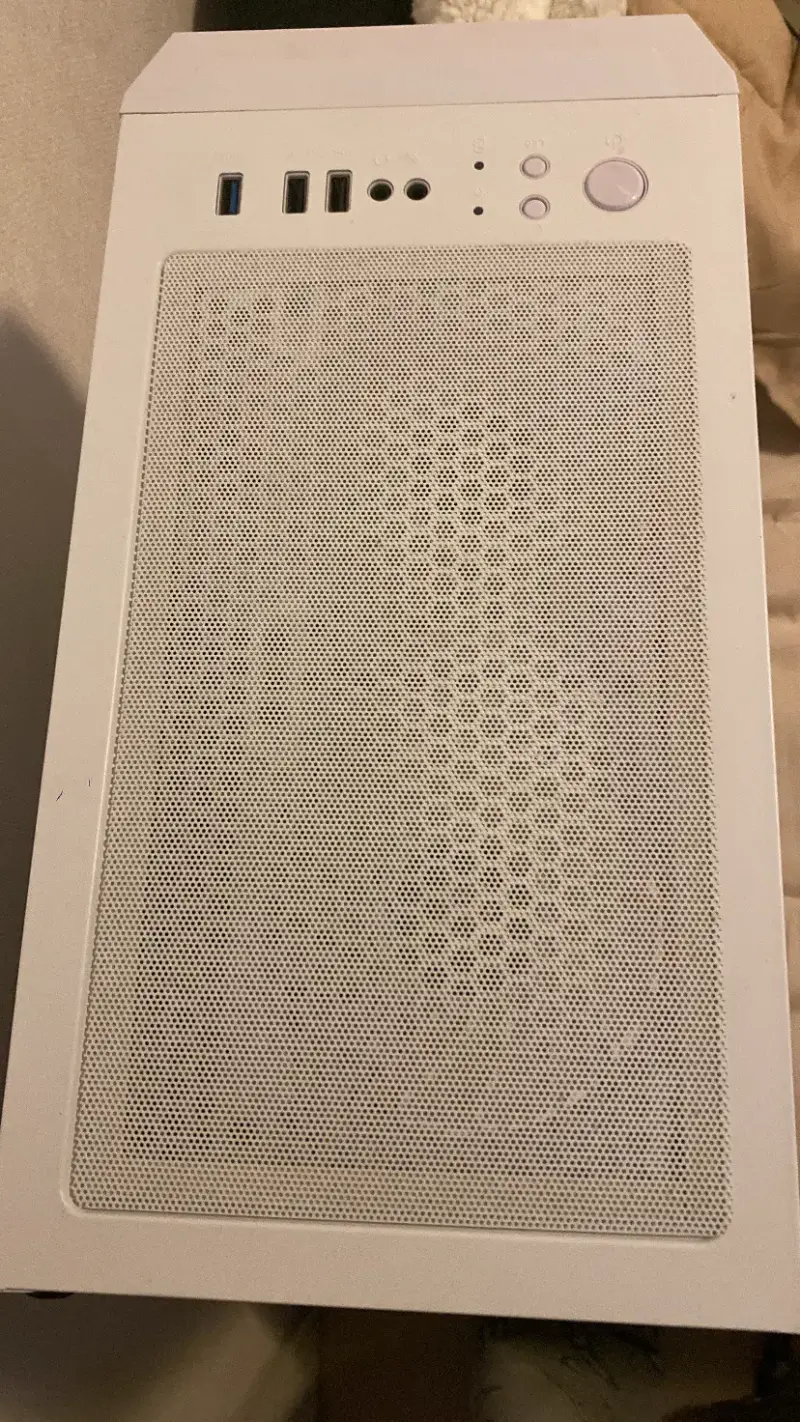 Gabinete de computador blanco con ventiladores - 2