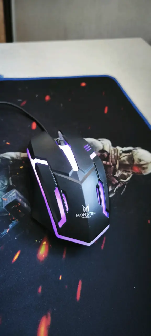 Mouse óptico gamer negro - 2