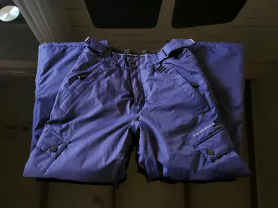 Pantalon de esquí impermeable azul - miniatura 3
