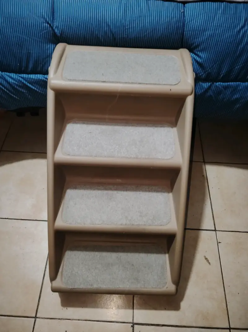 Escalera para mascotas beige - 1