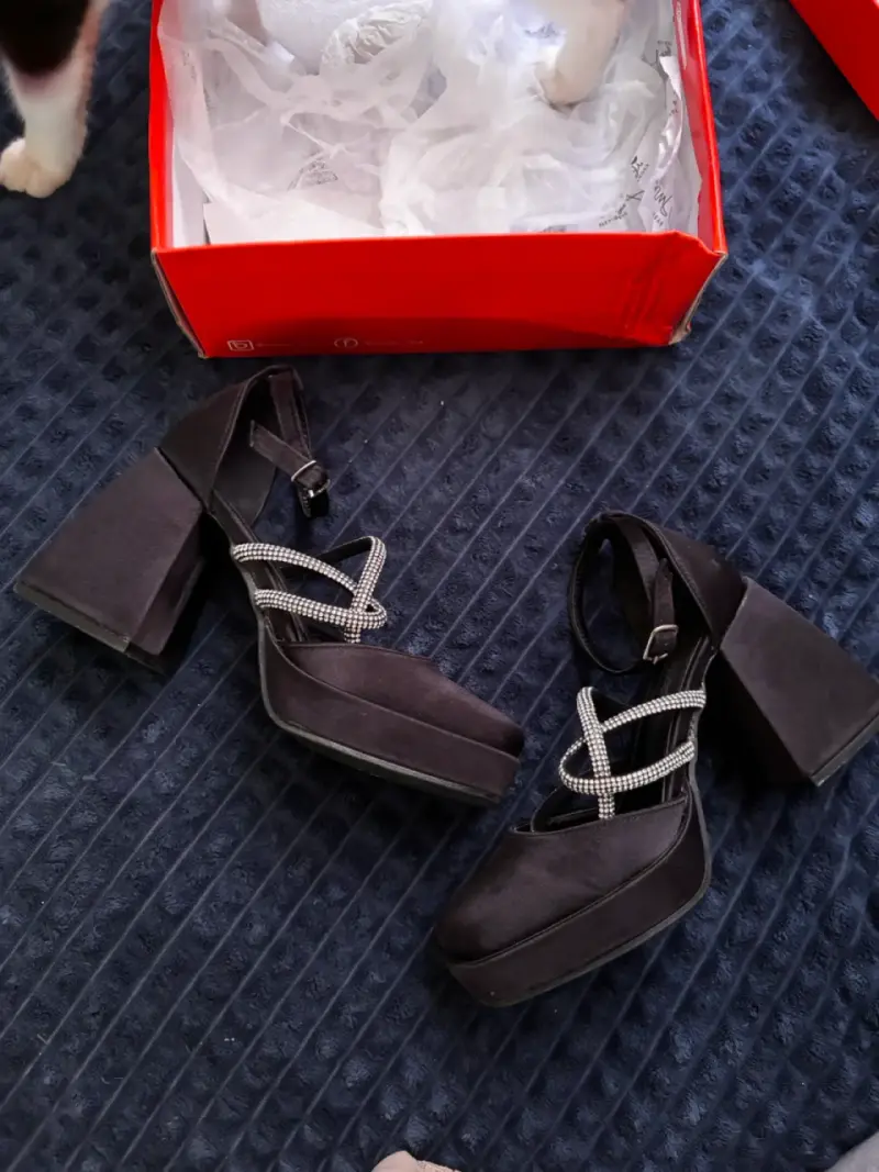 Zapatos de plataforma negros