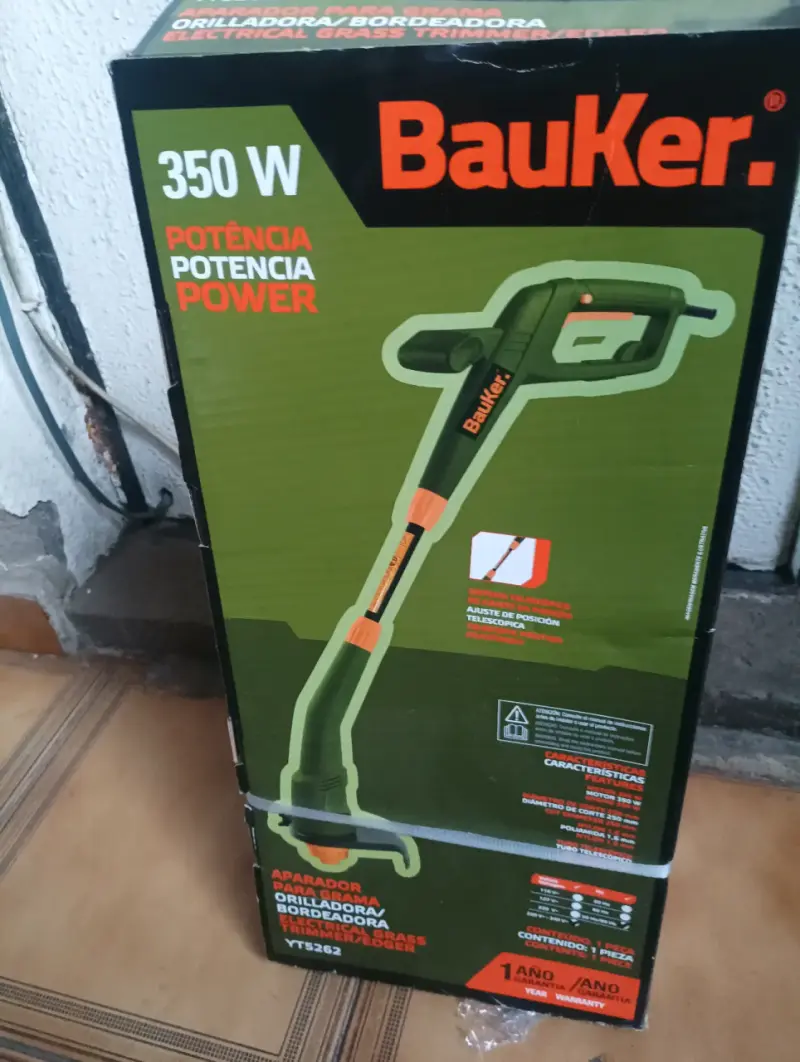 Orilladora eléctrica Bauker 350W