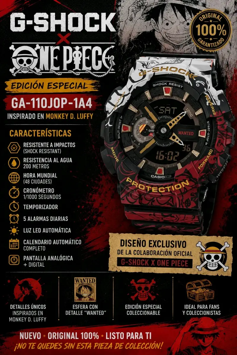 Reloj G-Shock One Piece Edición Especial - 1