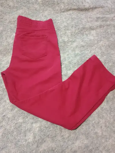 Pantalones fucsias de mujer - miniatura 1
