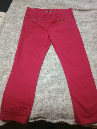 Pantalones fucsias de mujer - miniatura 3