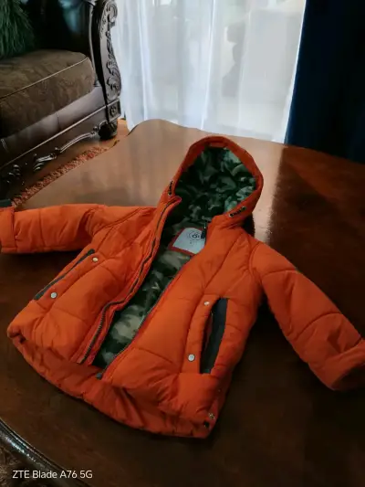 Chaqueta infantil naranjo forrada - miniatura 2