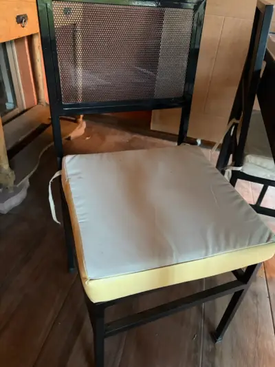 Juego de comedor metálico terraza - miniatura 4