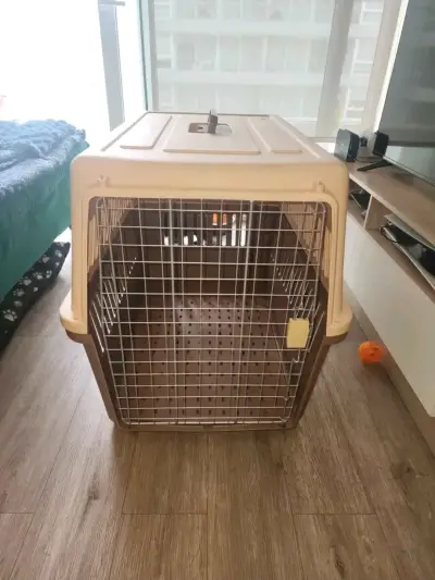 Jaula de transporte para mascotas grande - miniatura 1