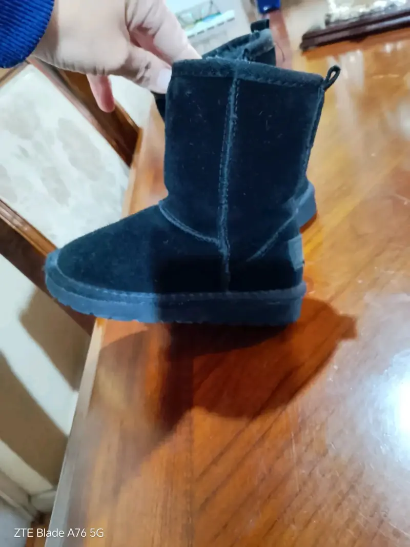 Botas negras de cuero clásicas - 1