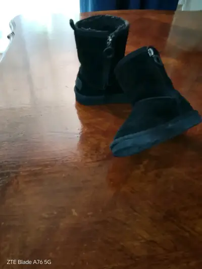 Botas negras de cuero clásicas - miniatura 2