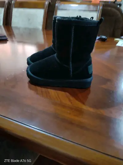 Botas negras de cuero clásicas - miniatura 5