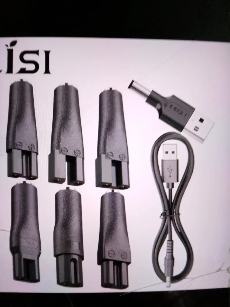 Conjunto de adaptadores y cable USB afeitar - 4
