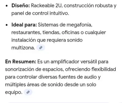Amplificador de audio profesional - miniatura 4