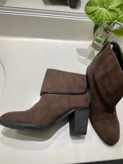 Botines de gamuza marrón - miniatura 3